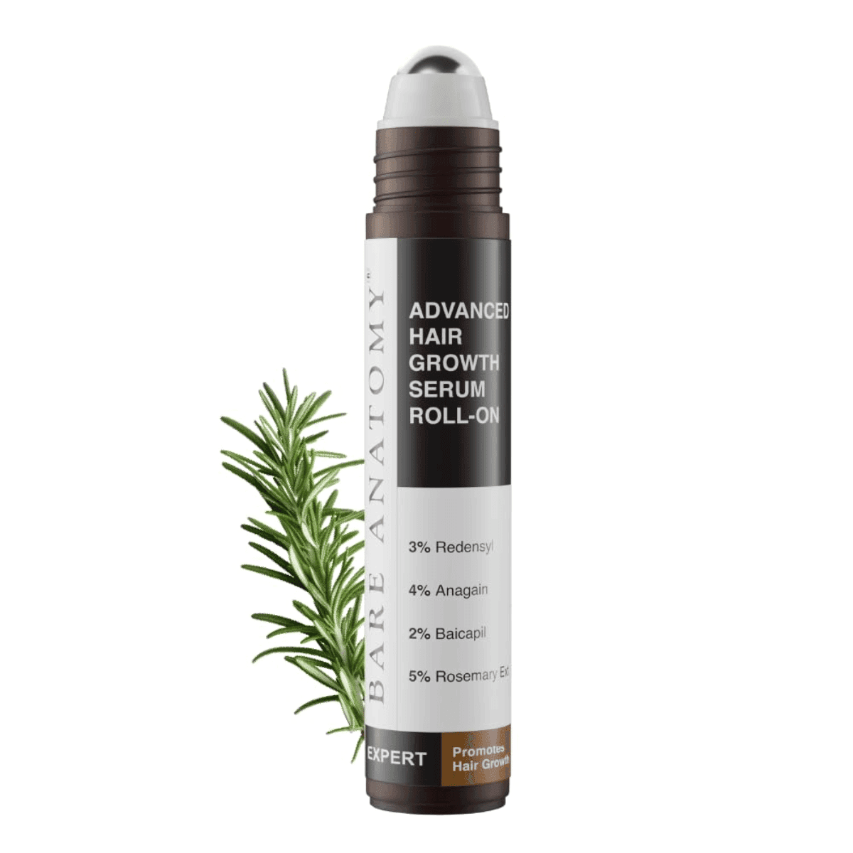 Bare Anatomy Advanced Hair Growth Serum Roll-On for Men & Women – 25ml
