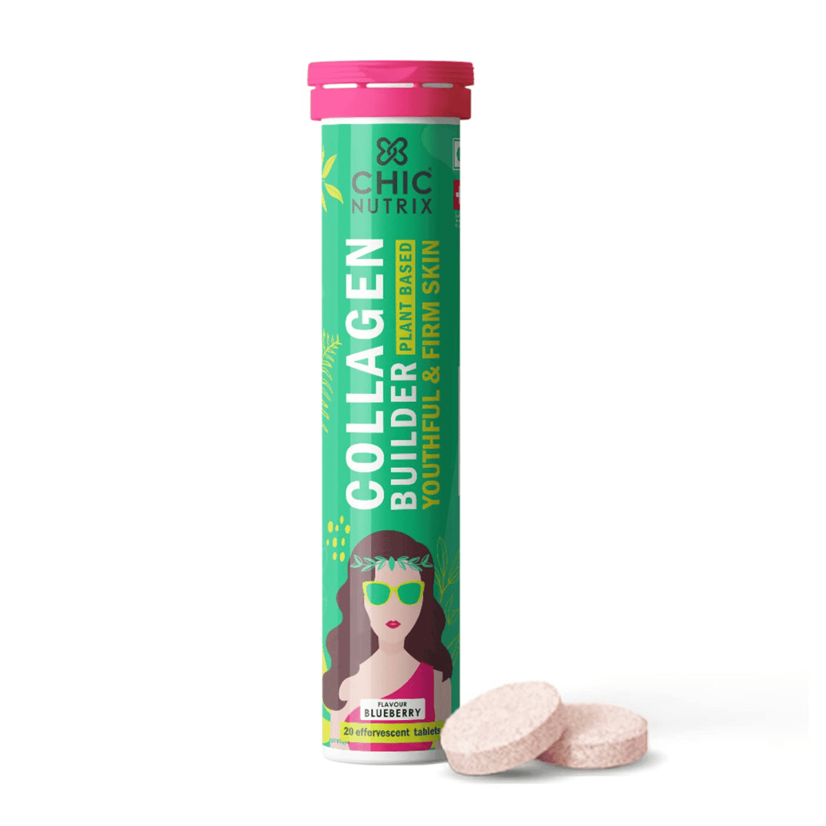 CHICNUTRIX Plant Based Collagen Builder For Healthy&Young-Looking Skin