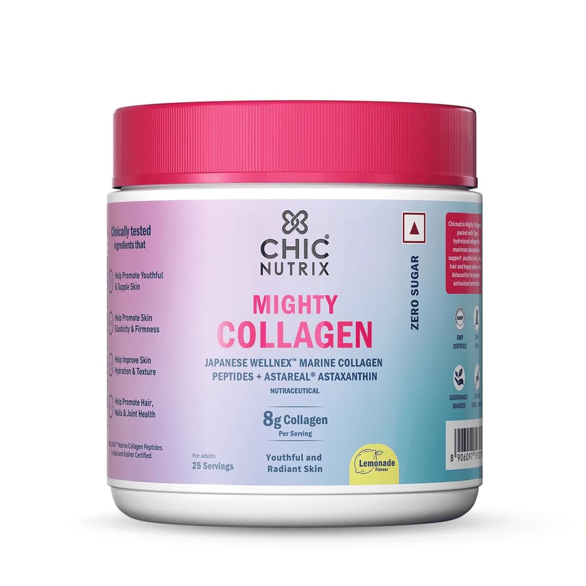 Chicnutrix Marine Collagen Supplements Powder for Women & Men