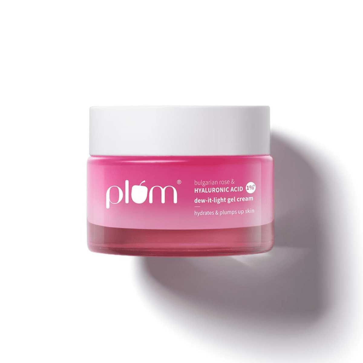 Plum 1% Hyaluronic Acid & Bulgarian Rose Dew-It-Light Gel Moisturizer Cream - 50g