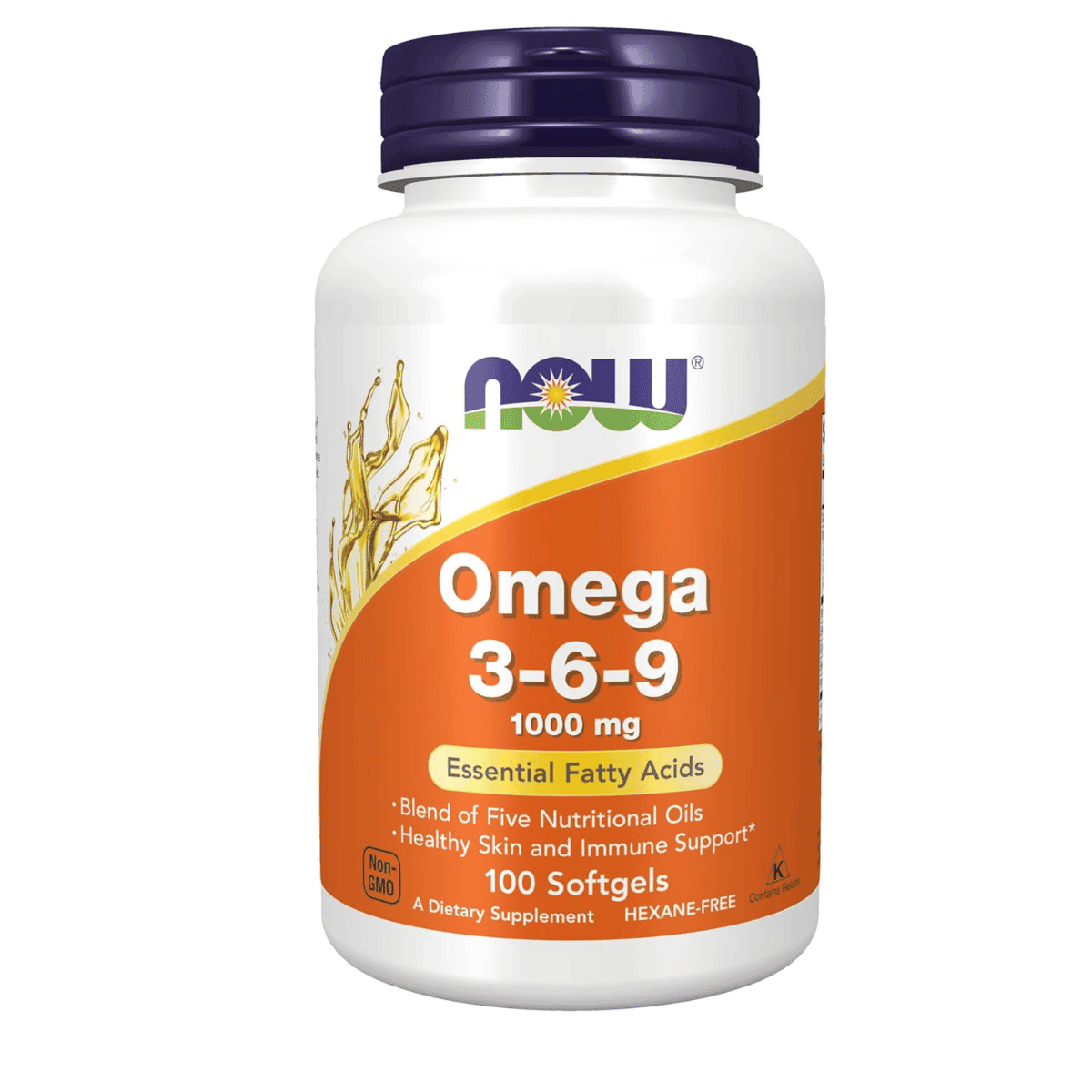 Now Foods OMEGA 3-6-9, 100 Sgels 1000 mg