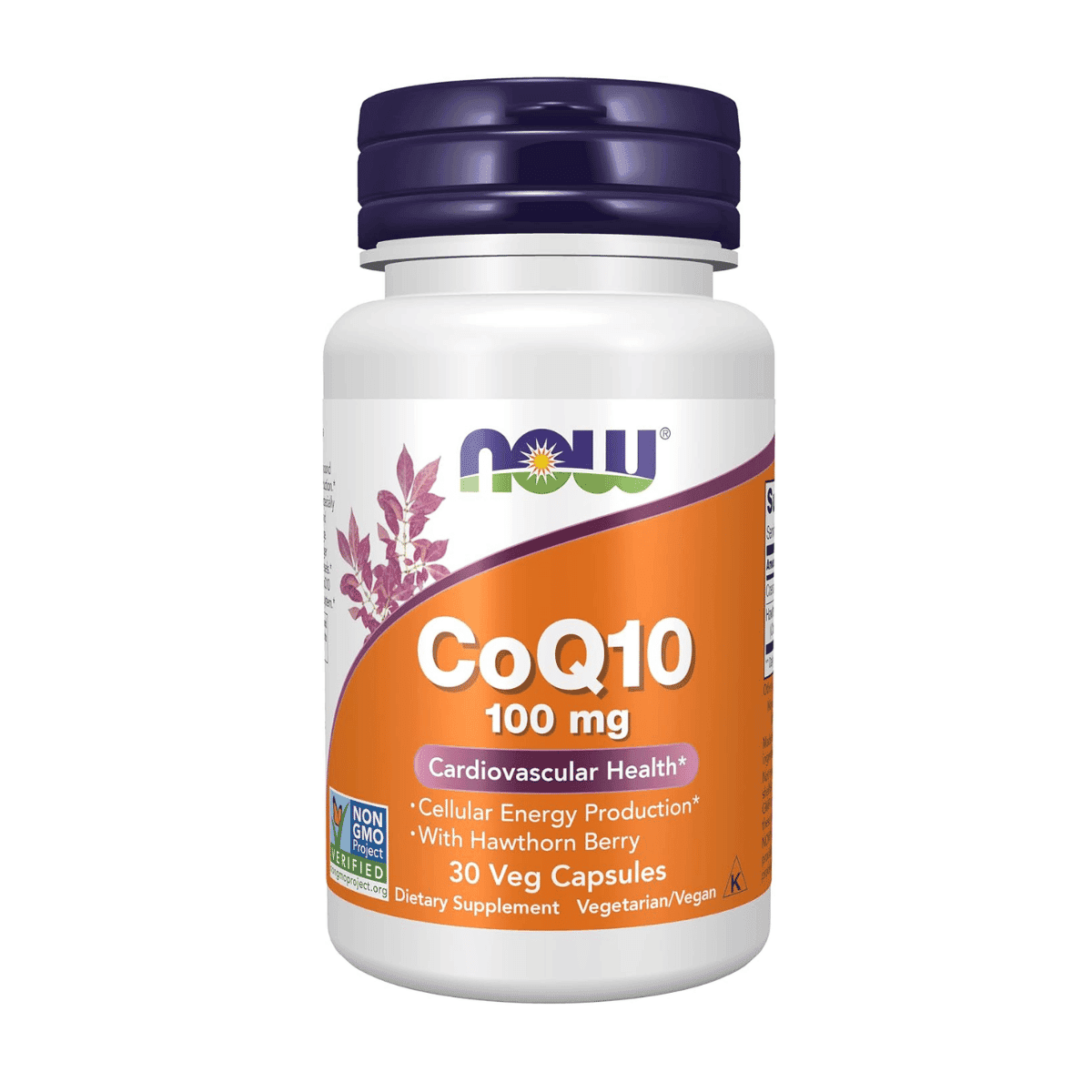 Now Foods CoQ10 100 Mg Cardiovascular Health Capsules - 30 Veg Capsules