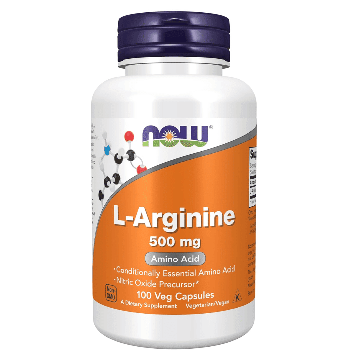 Now Foods L-arginine 500mg - 100 Capsules