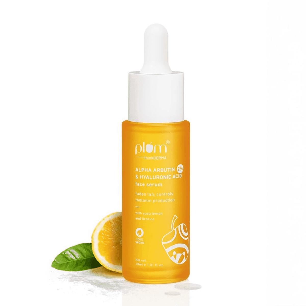 Plum 2% Alpha Arbutin & Hyaluronic Acid Face Serum For All Skin Types - 30 ml