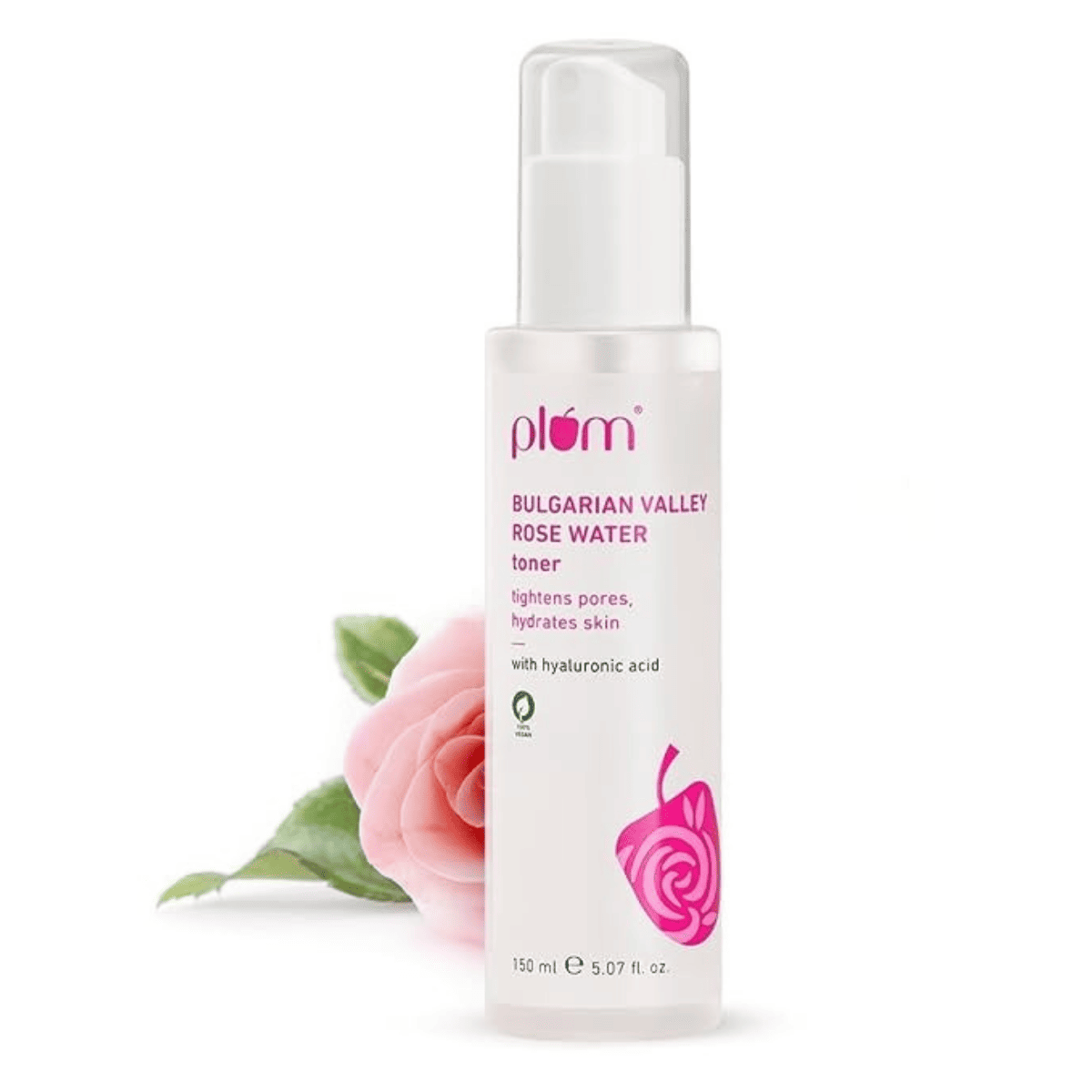 Plum Bulgarian Valley Rose Water Face Toner For Women & Men - 150 ml