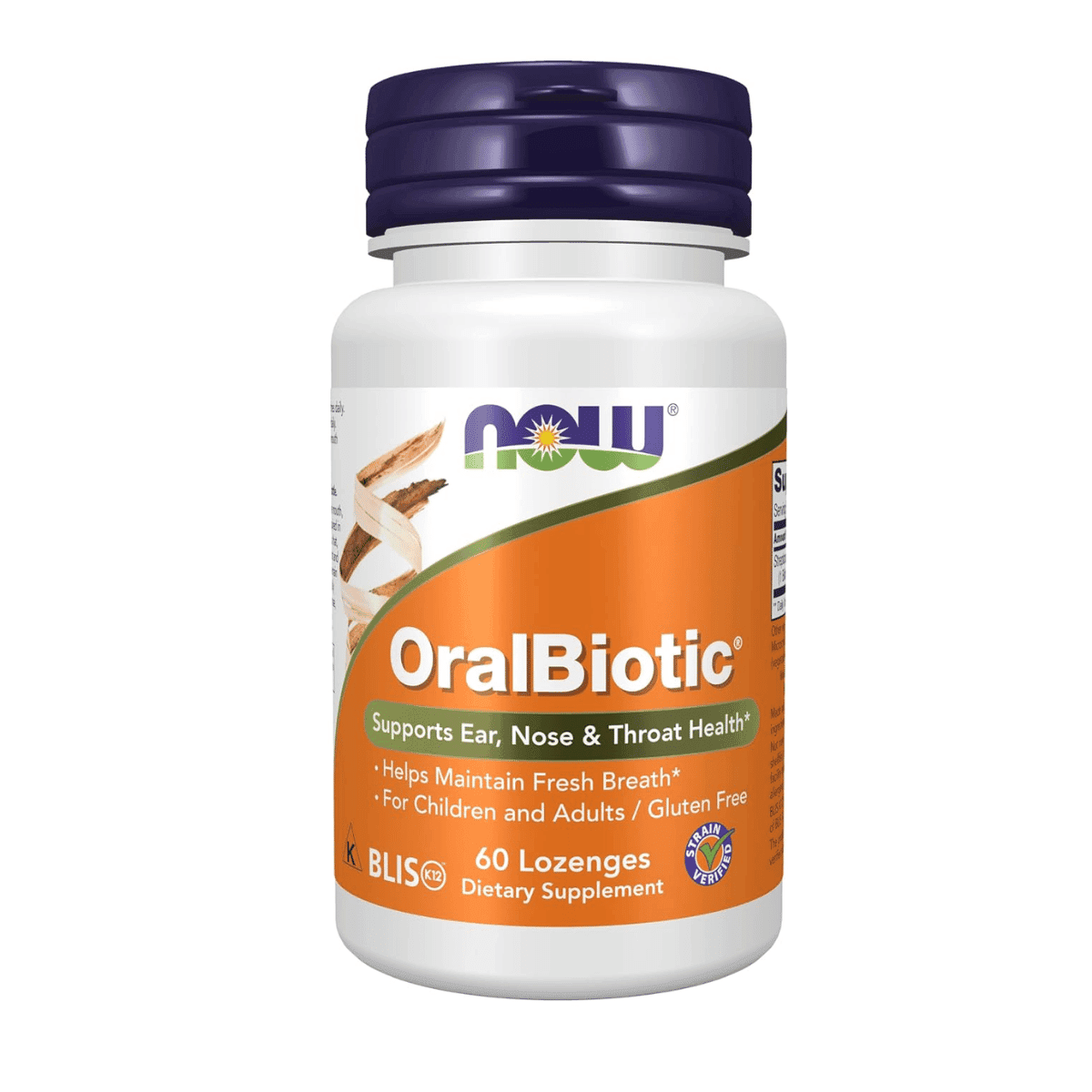 Now Foods OralBiotic, 60 Lozenges