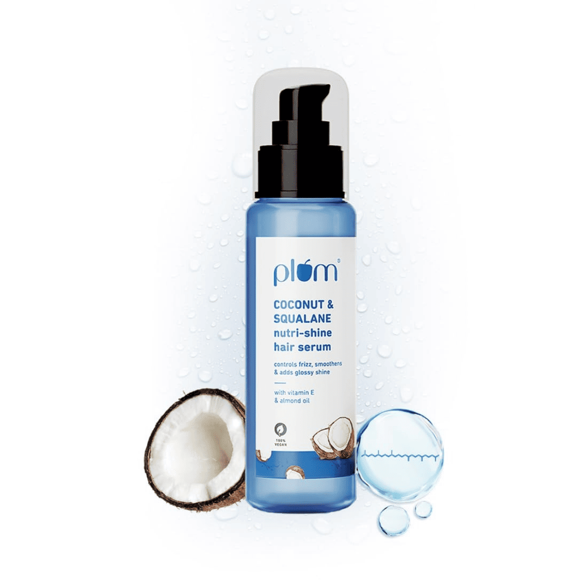Plum Coconut & Squalane Nutri-Shine Hair Serum - 75 ml
