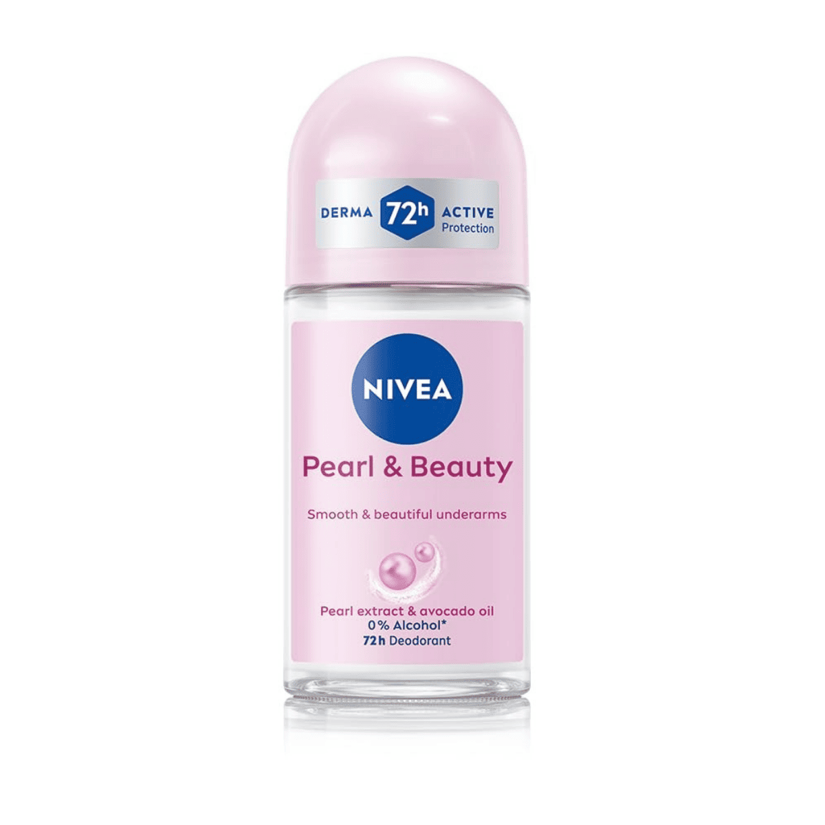 NIVEA Pearl and Beauty Deo Underarm Roll With Pearl Extracts & Avocado Oil For Women - 50 ml