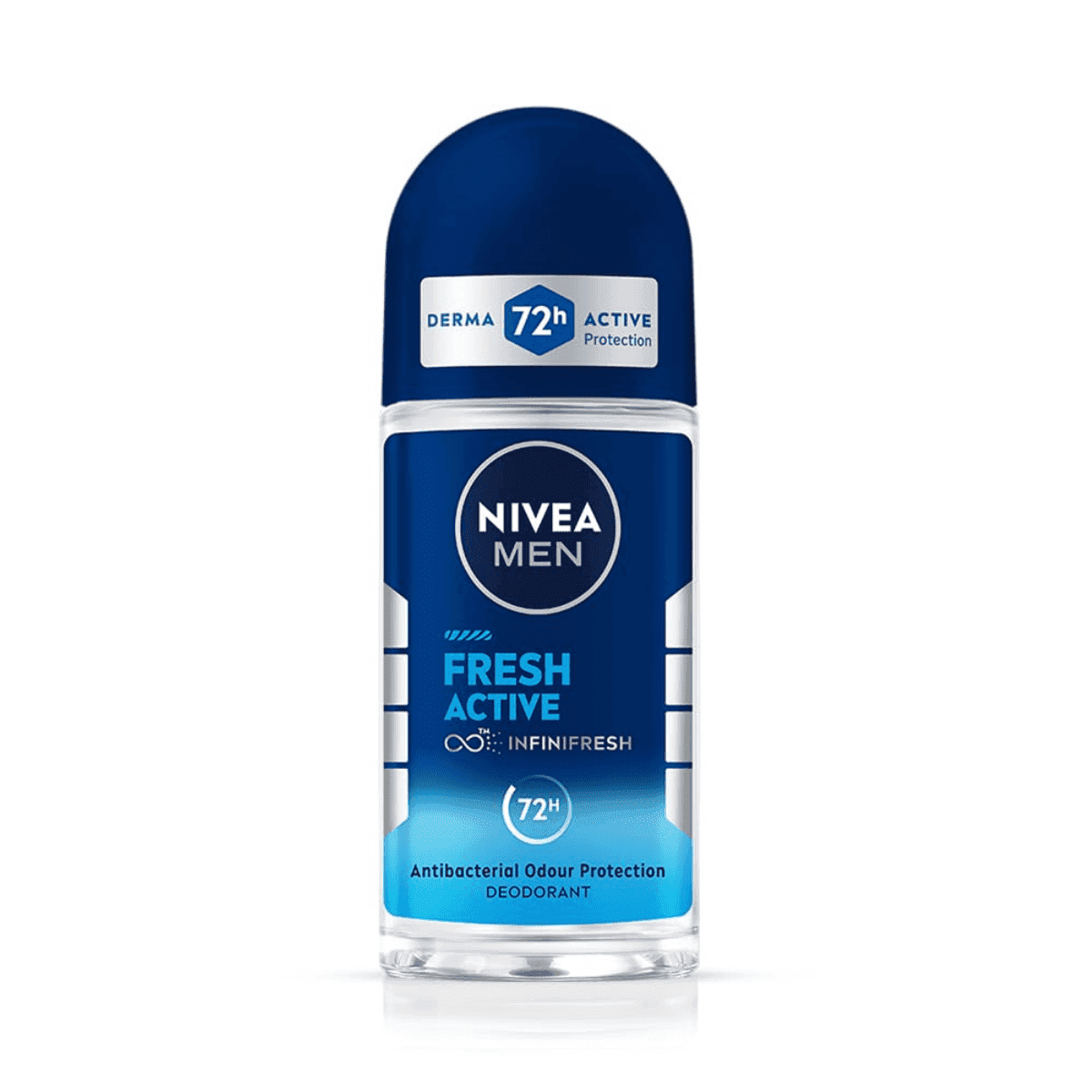 NIVEA MEN Fresh Active Deo Underarm Roll On With Fresh Ocean Extracts Scent - 50 ml
