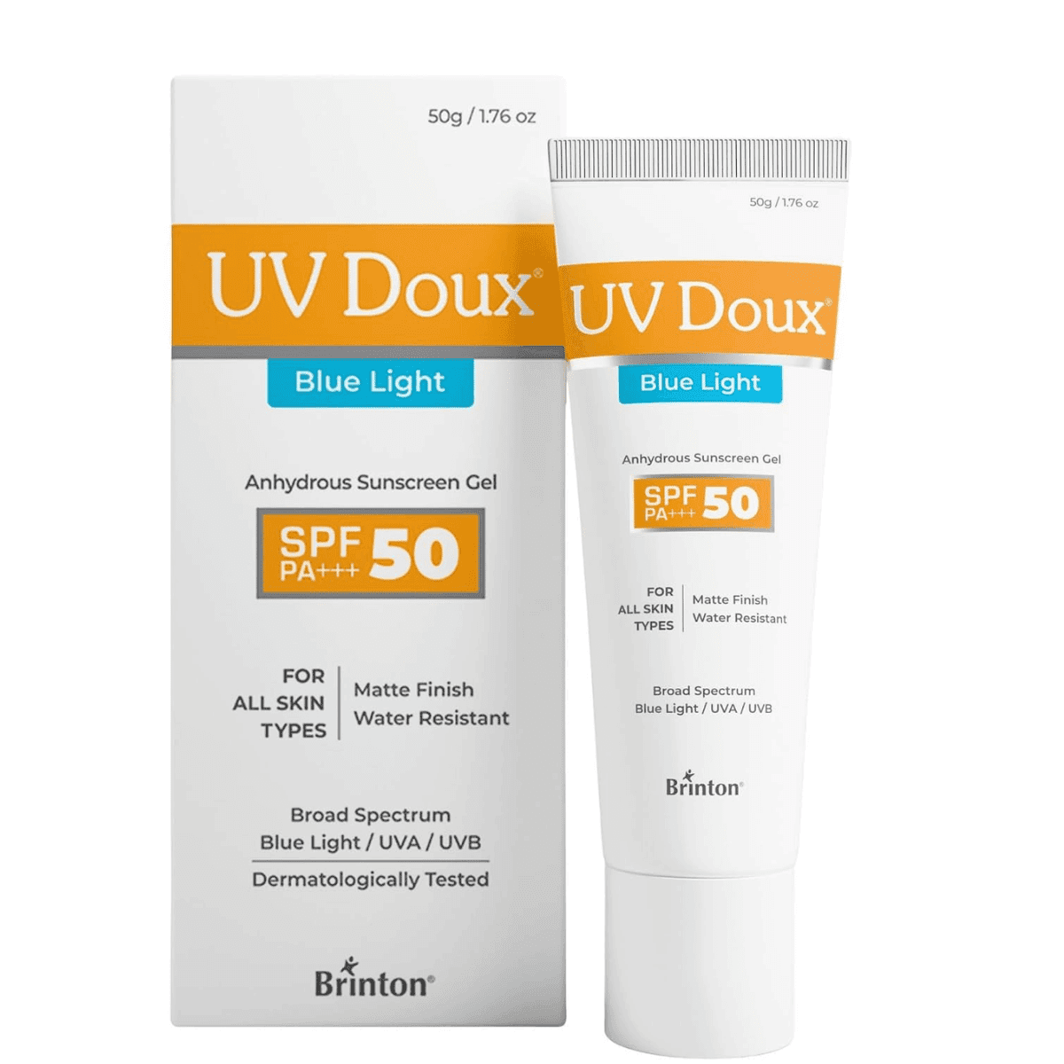 UV Doux Blue Light Tinted Sunscreen Gel SPF 50 PA+++