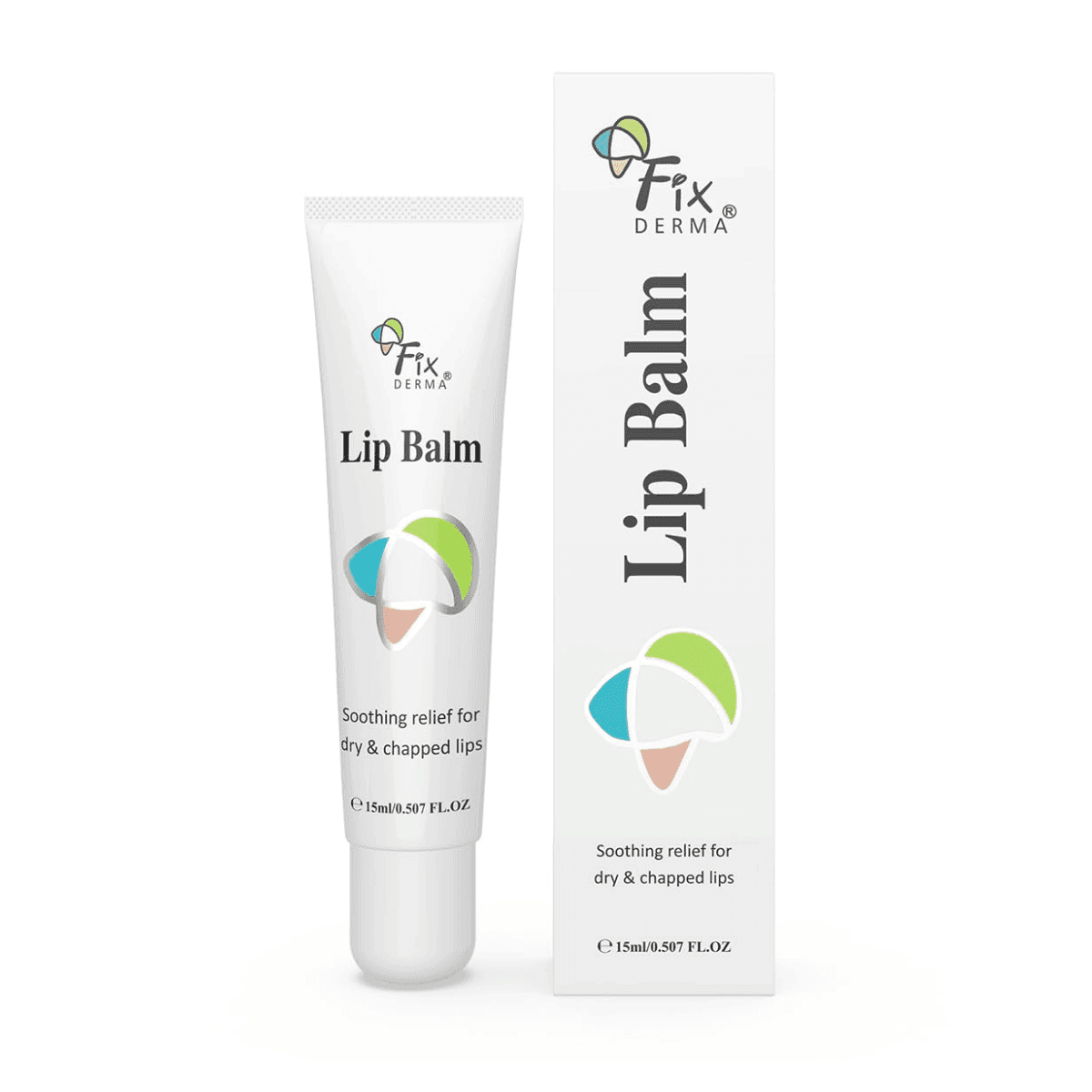 Fixderma Lip Balm Vitamin C&E Moisturizing for Soft, Smooth & Plump Lips - 15ml