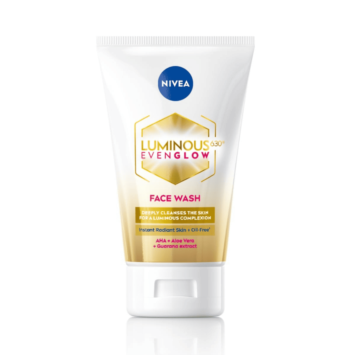 NIVEA Luminous Even Glow 2% AHA Face Wash for Women & Men - 100ml