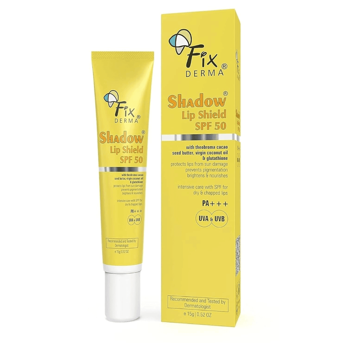Fixderma Shadow SPF 50 Lip Shield Pa+++ Lip Balm - 15gm