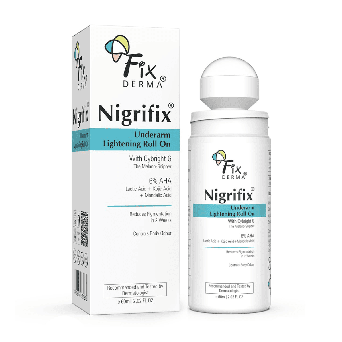 Fixderma Nigrifix Underarm Roll on For All Skin Type, Men & Women - 60ml