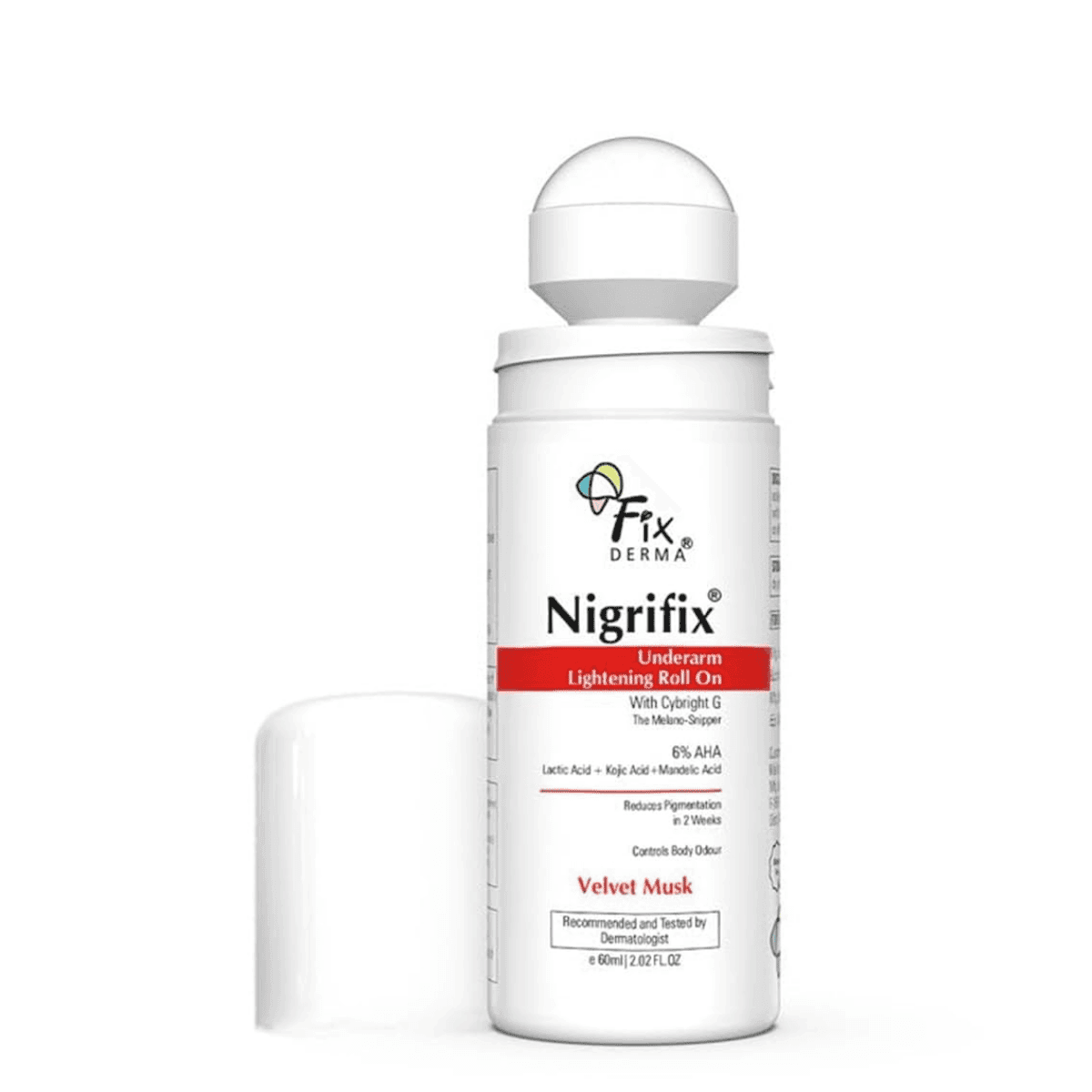 Fixderma Nigrifix Underarm Velvet Musk Roll on For Sensitive Skin - 60ml