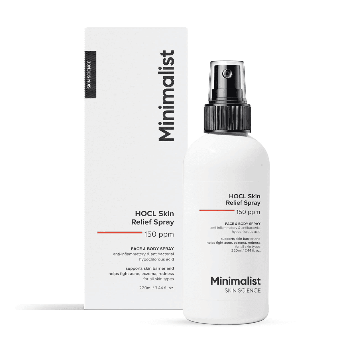 Minimalist Anti-Acne HOCL Face & Body Spray For Skin Relief