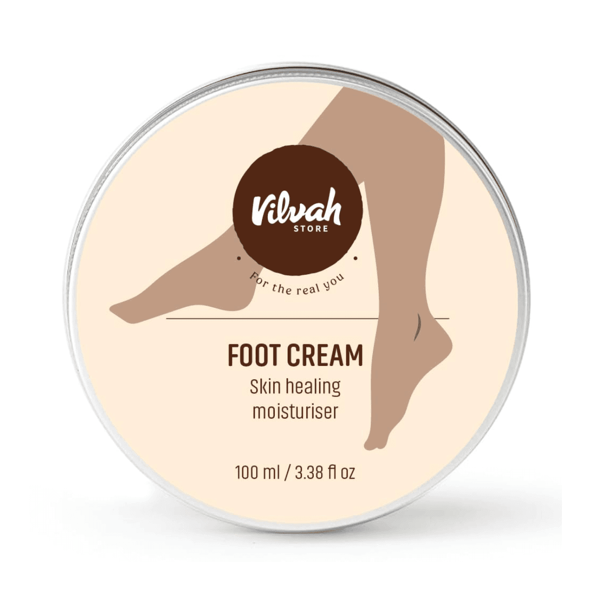 Vilvah Foot Cream for Cracked Heels - 100ml