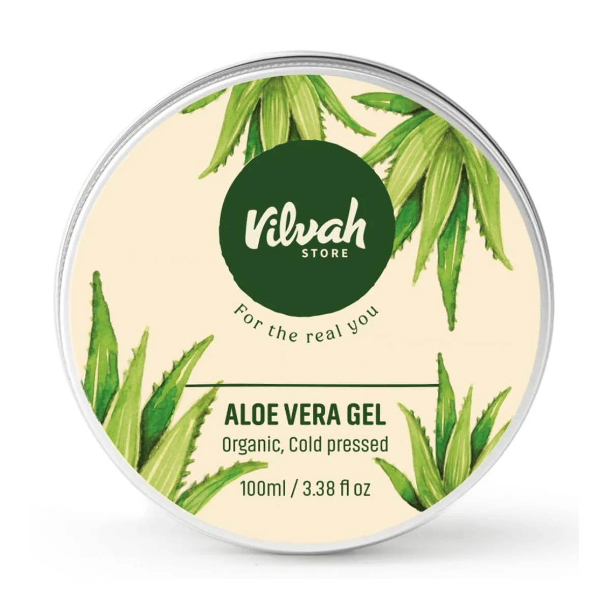 Vilvah Aloe Vera Gel for Face, Skin & Hair