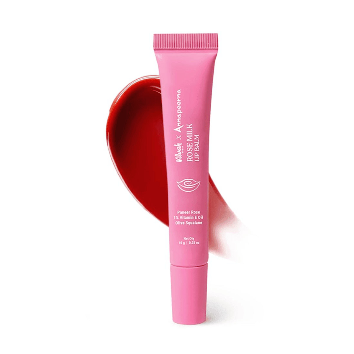 Vilvah X Annapoorna Rose Milk Lip Balm - 10g