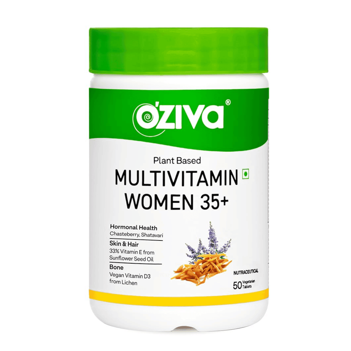 OZiva Plant Based Multivitamins for Women 35+