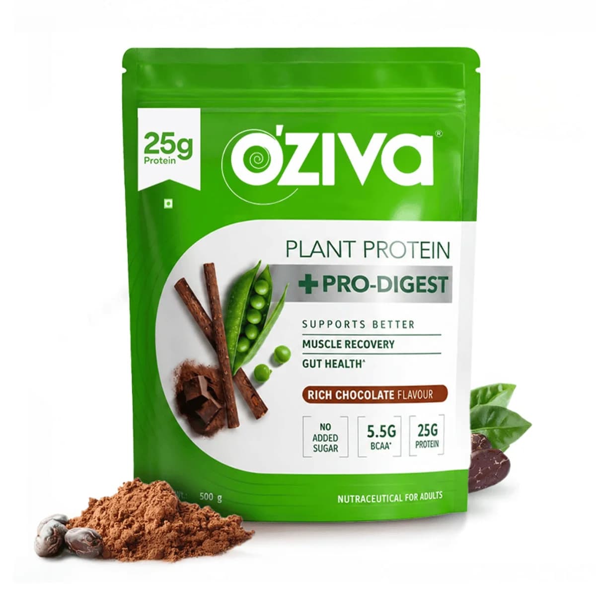 OZiva Bioactive Plant Protein Powder - 500g