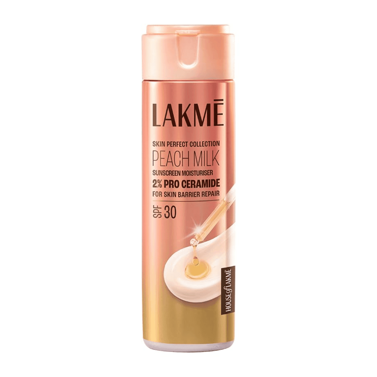 Lakmé Peach Milk Moisturiser SPF 30 with 2% Pro-Ceramide For Dry, Normal, Oily & Sensitive