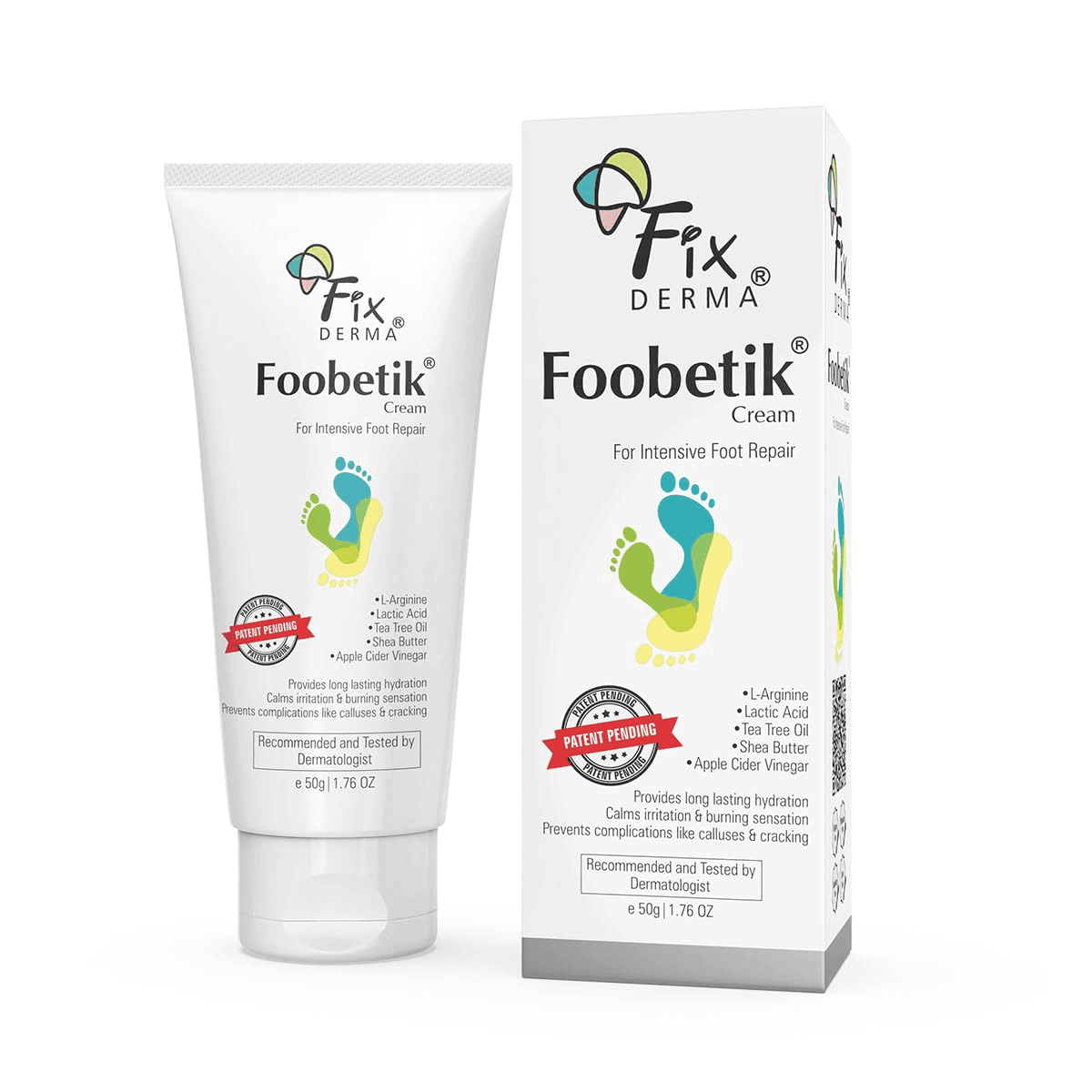 Fixderma Foobetik Cream, Foot cream For Dry & Cracked Feet