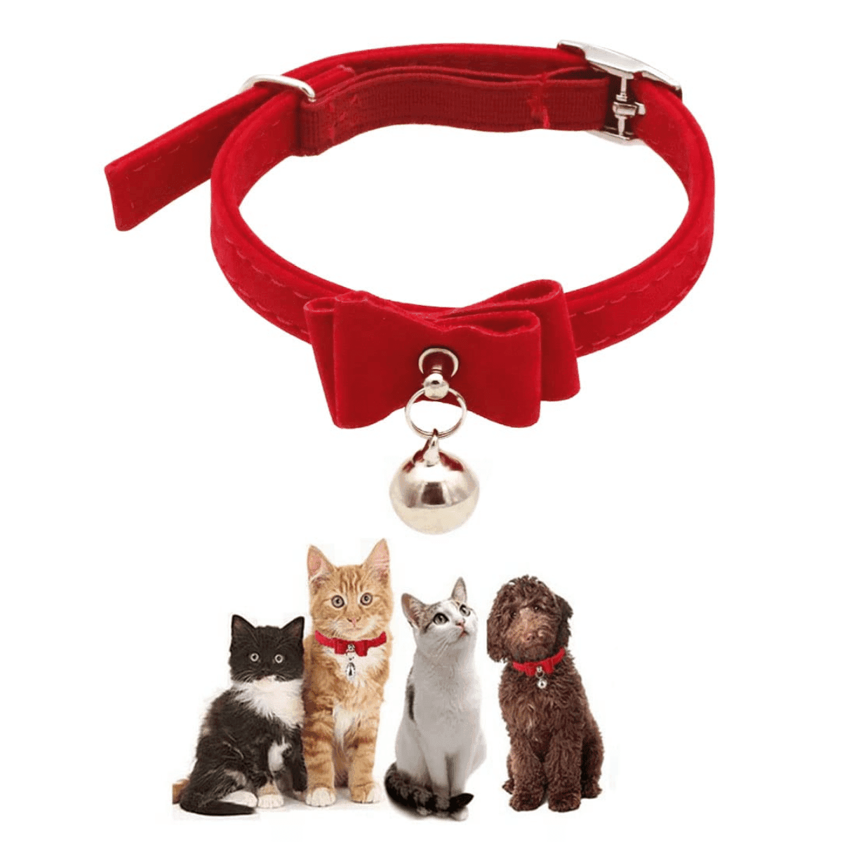 Adjustable Cat Belt, Strong Breakaway Buckle, Cat Collar