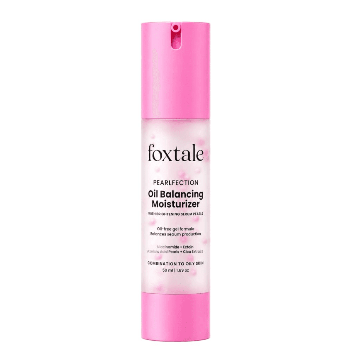 Foxtale Oil-Balancing Gel Moisturizer for Oily Skin with Niacinamide, 50ml