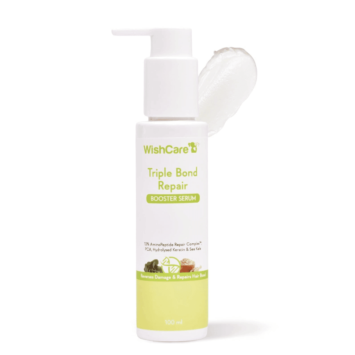 WishCare Triple Bond Repair Booster Hair Serum for Dry Frizzy Hair - 100ml