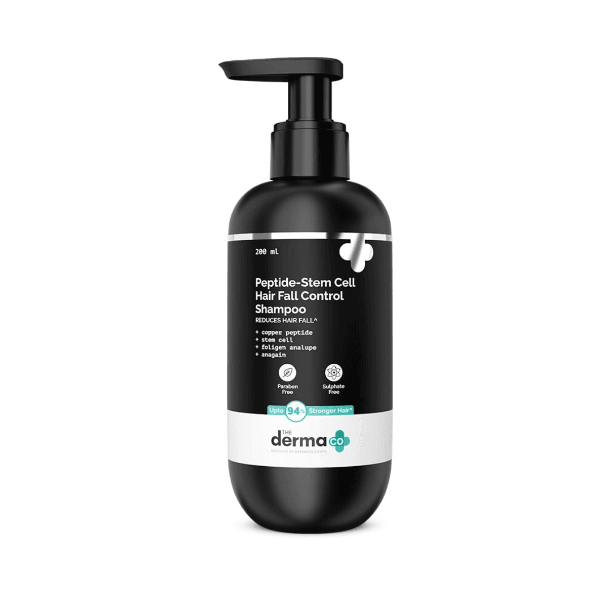 The Derma Co Peptide-Stem Cell Hair Fall Control Shampoo - 200 ml