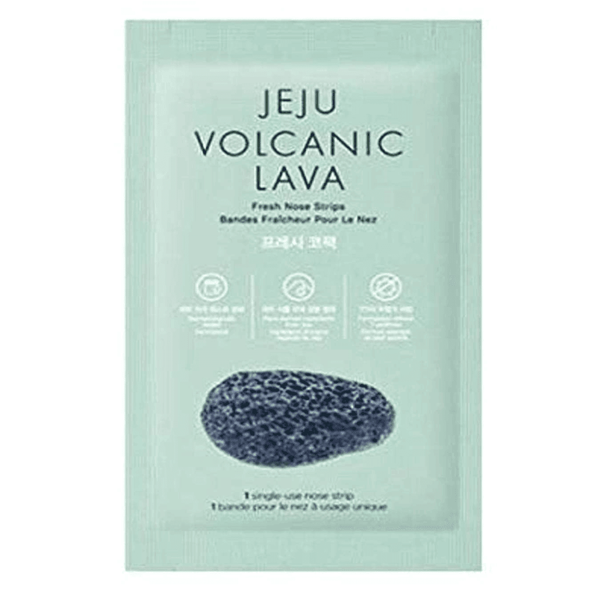 The Face Shop Jeju Volcanic Lava Fresh Nose Strips, 7 g
