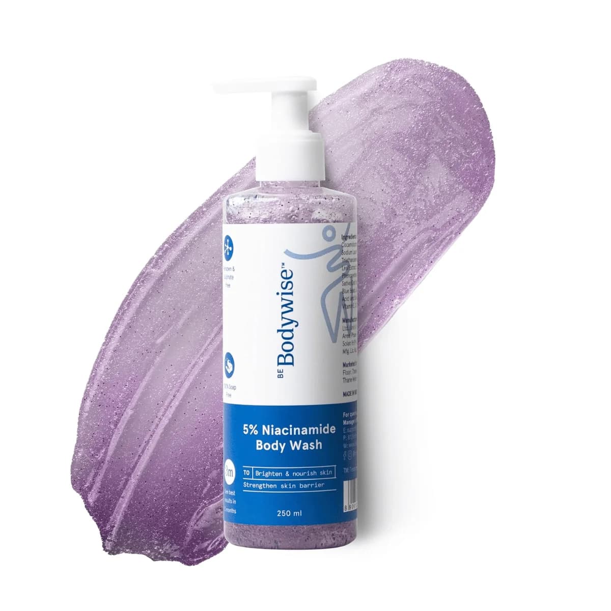 Be Bodywise 5% Niacinamide Brightening Body Wash For All Skin Types