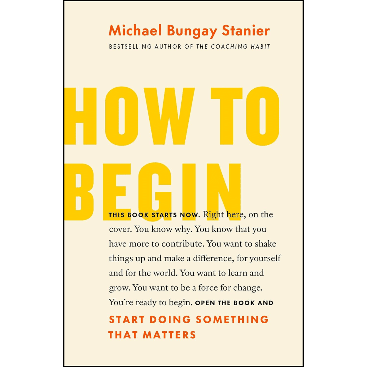 How to Begin Book