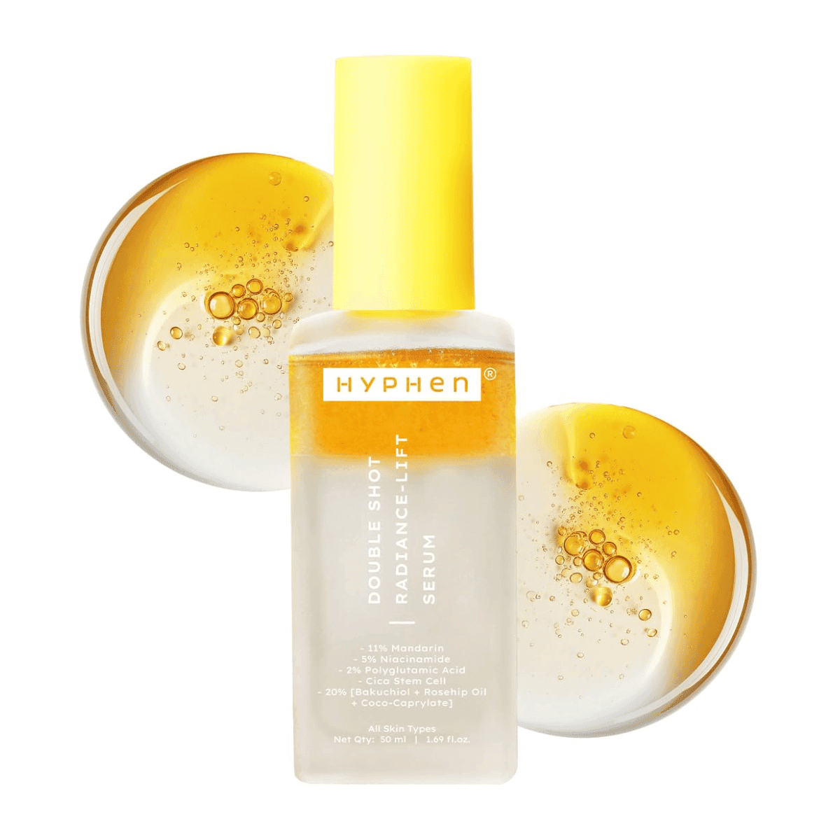 Hyphen 18% Brightening + 20% Collagen Face Serum for Dry Skin - 50ml