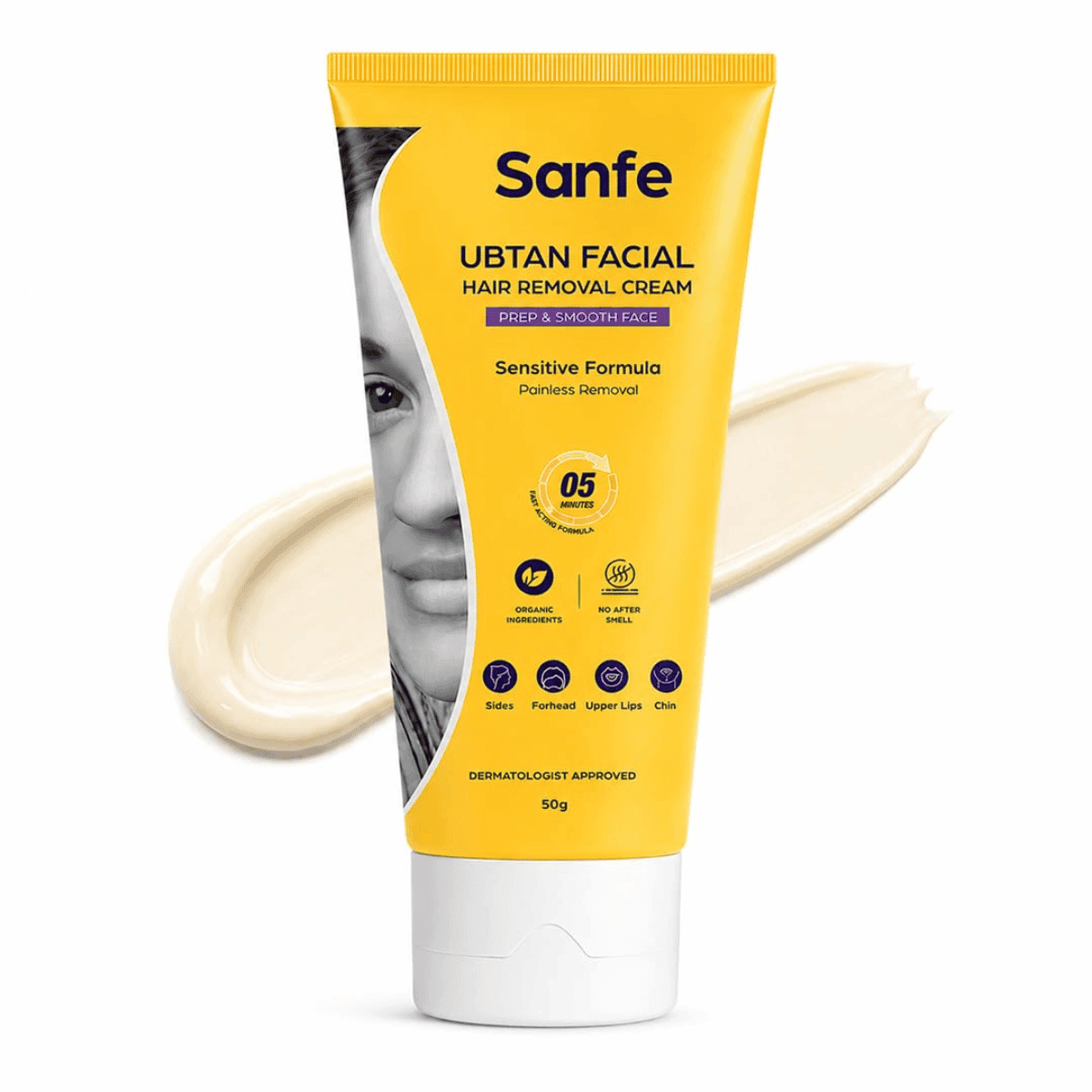 Sanfe Ubtan Facial Hair Removal Cream for Women