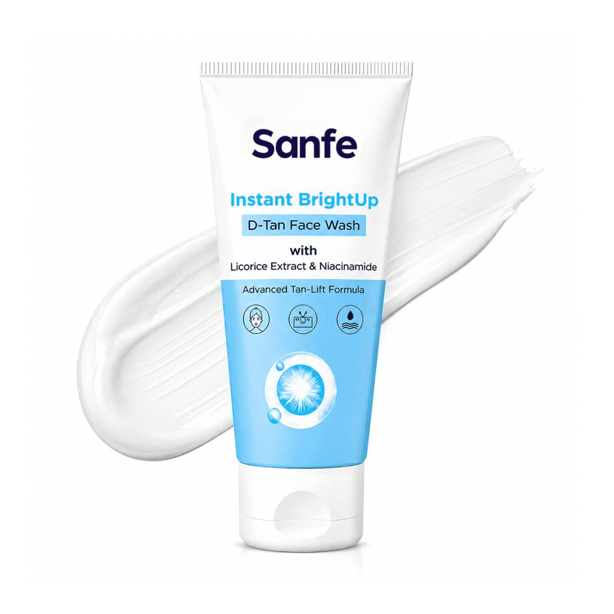 Sanfe Instant Bright Up D-Tan Face Wash - 100g