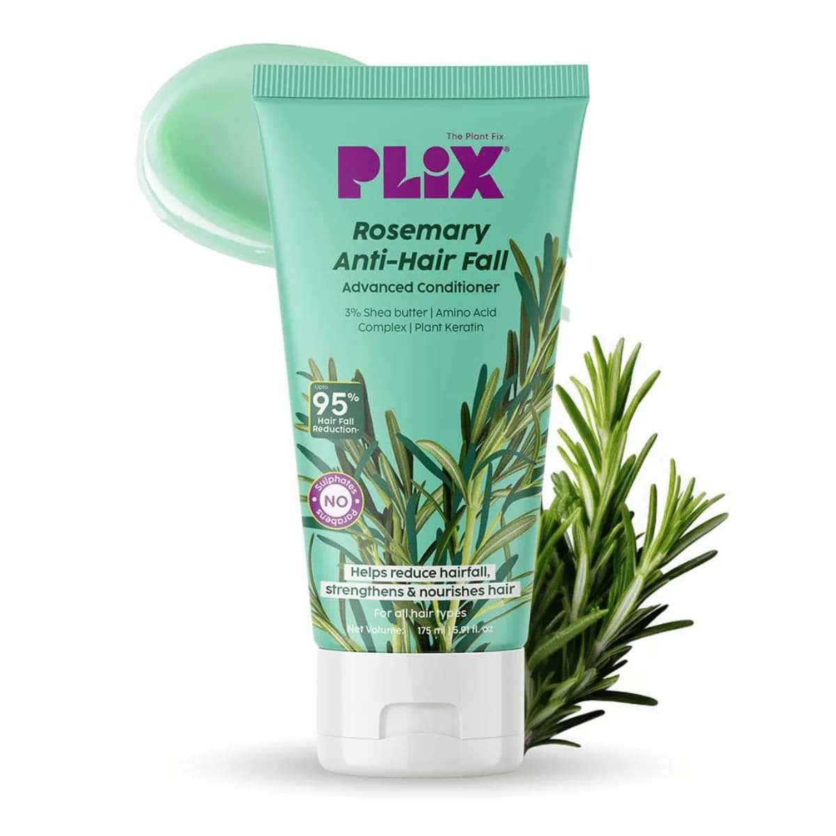 The Plant Fix Plix PLIX Rosemary Advanced Anti Hair Fall Conditioner For Reducing Hair Loss, Breakage - 175 g