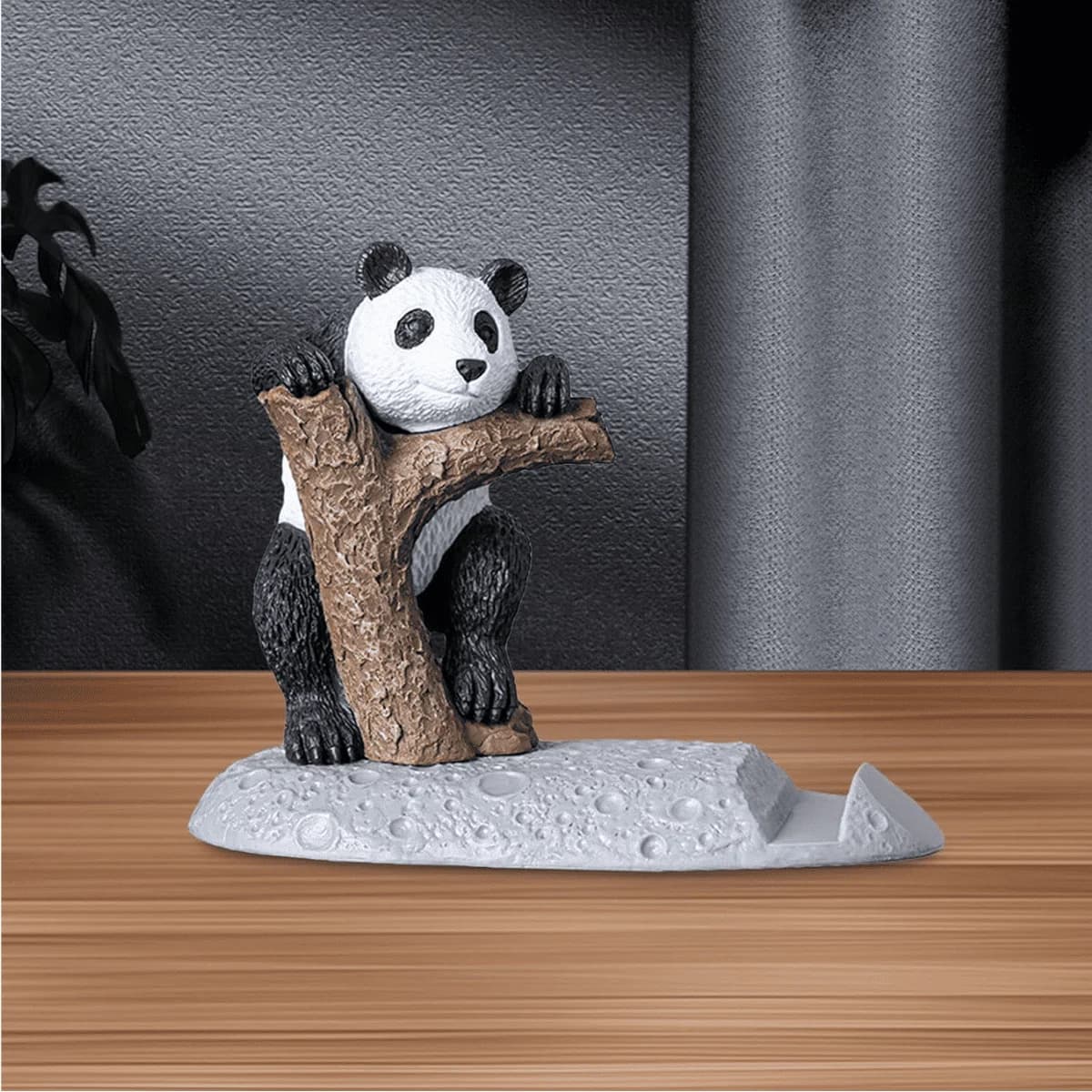 Cute Panda Mobile Stand Showpiece for Home Décor Idols ,Office Desk Table, Creative Phone Stand Holder (Cute Panda)
