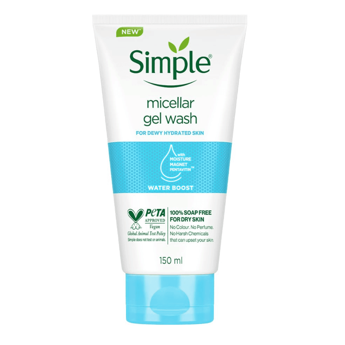 Simple Water Boost Micellar Gel Wash - 150 ml