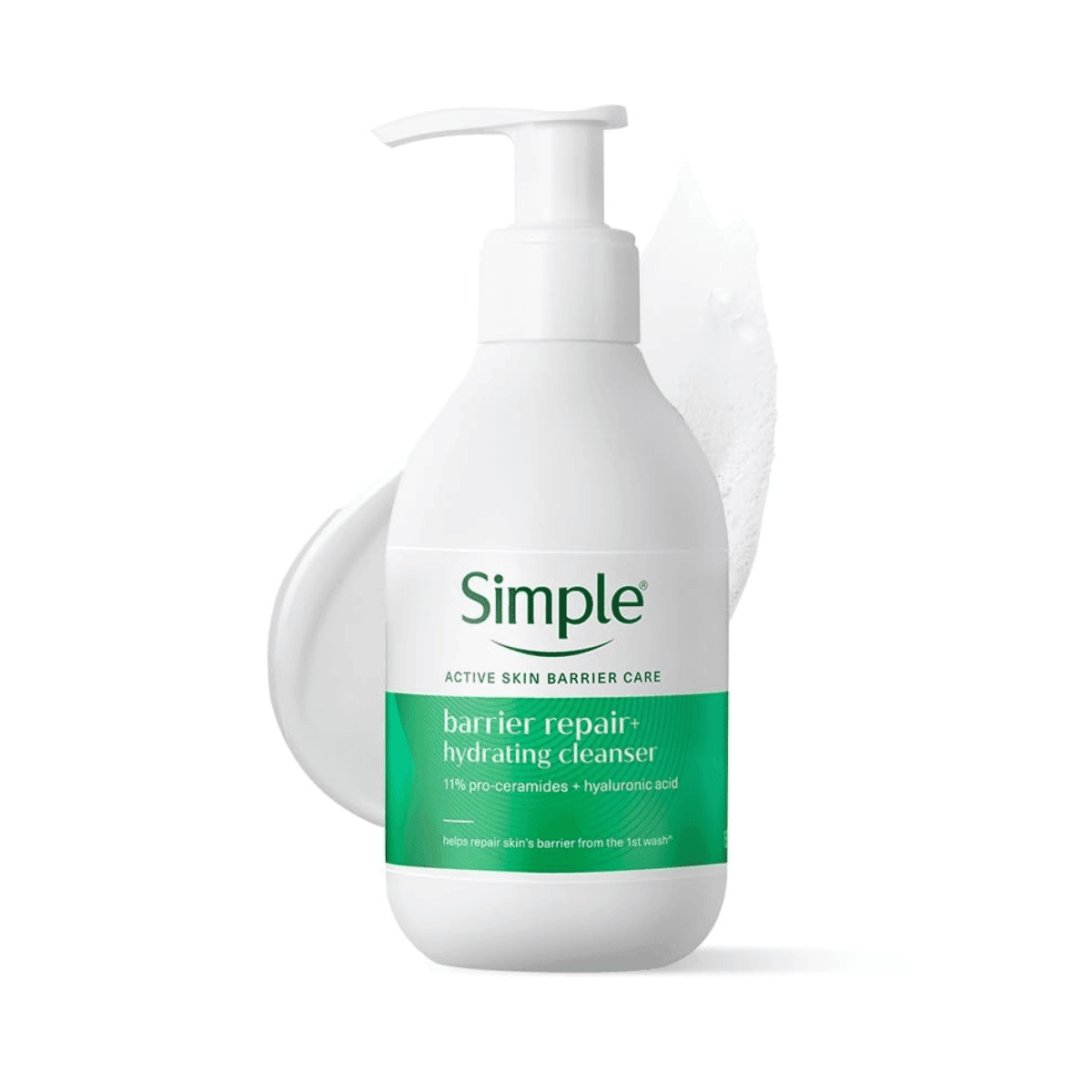 Simple Barrier Repair+, Hydrating Cleanser for Dry and Sensitive Skin - 150ml