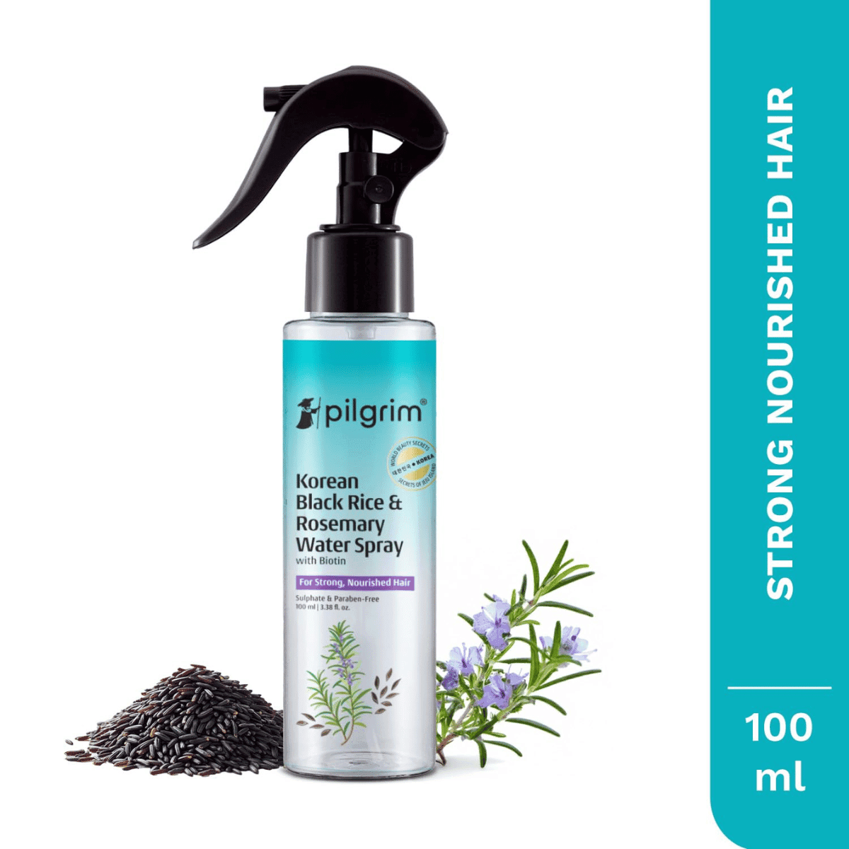 Pilgrim Korean Black Rice and Rosemary Water Spray - 100ml
