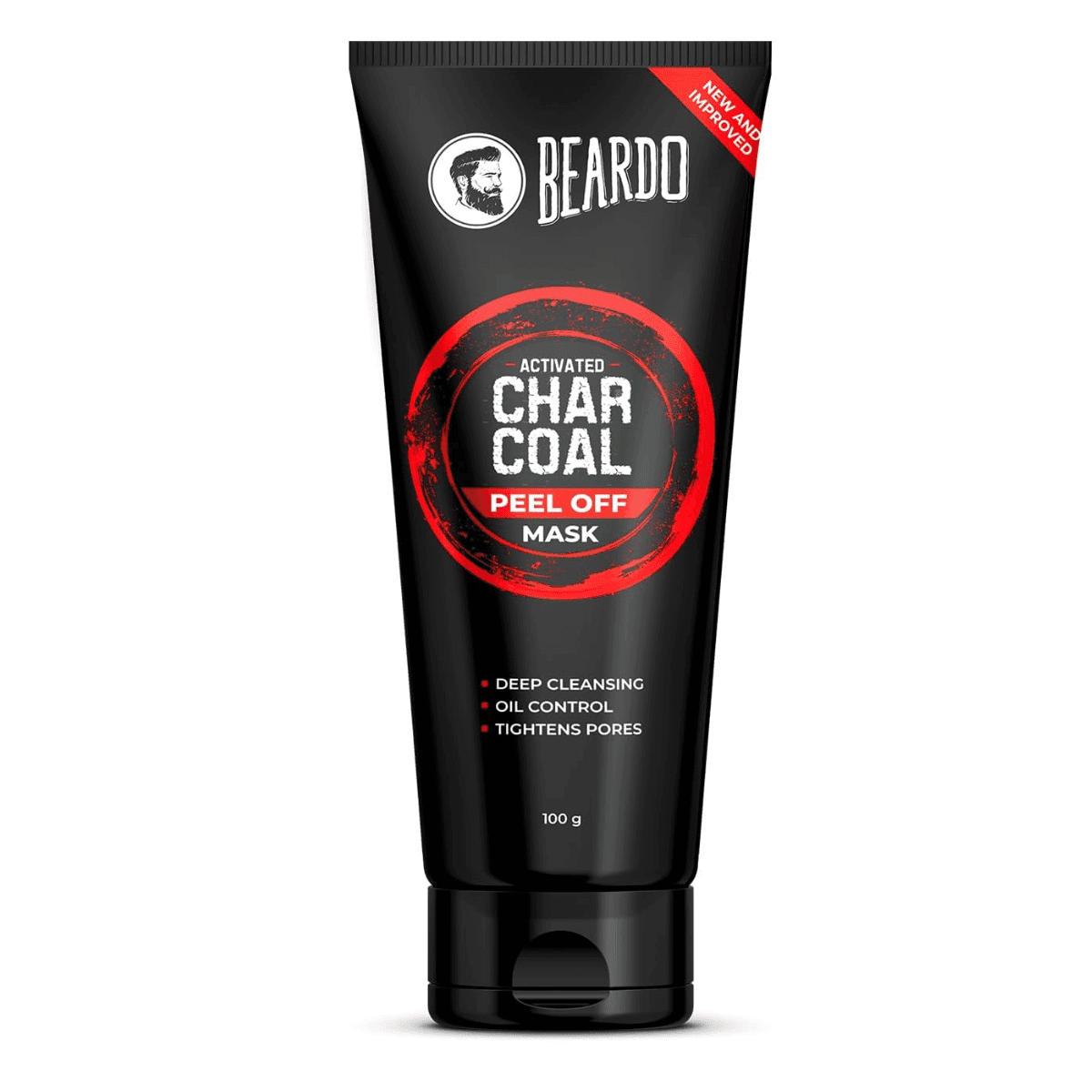 Beardo Activated Charcoal Peel Off Mask for Men, 100g
