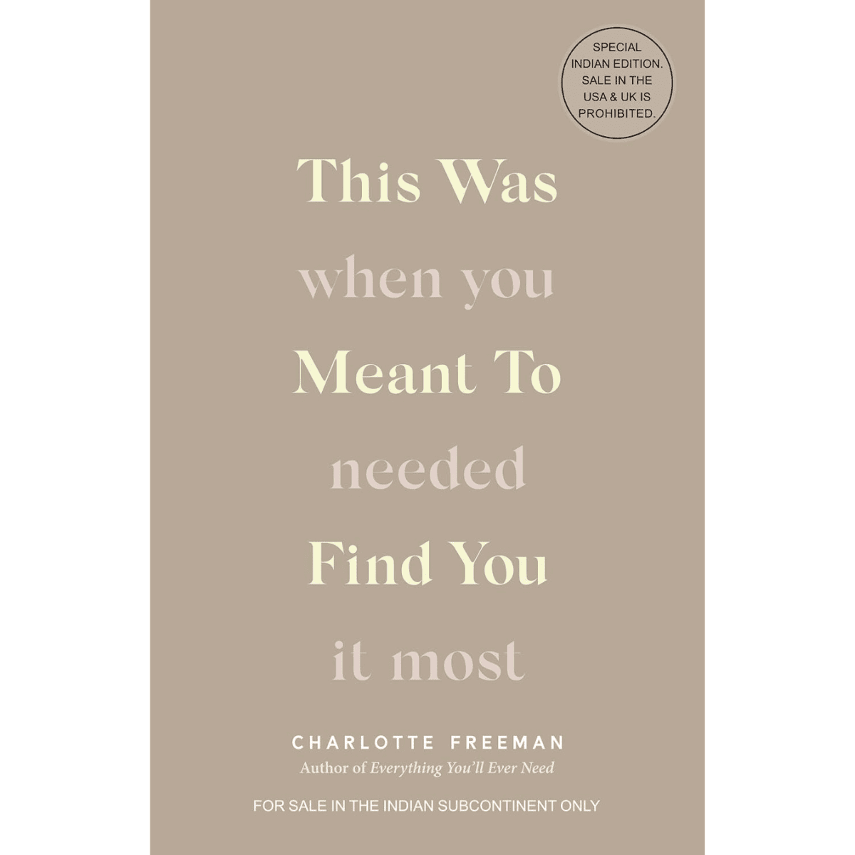 This Was Meant to Find You Book