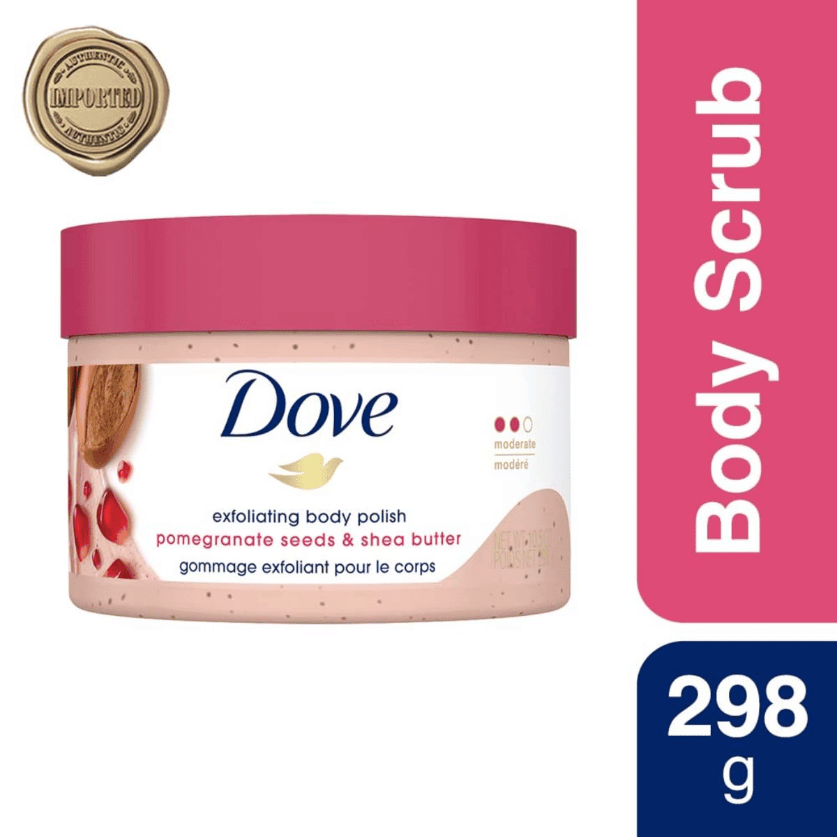 Dove Body Polish Exfoliating Scrub - 298g