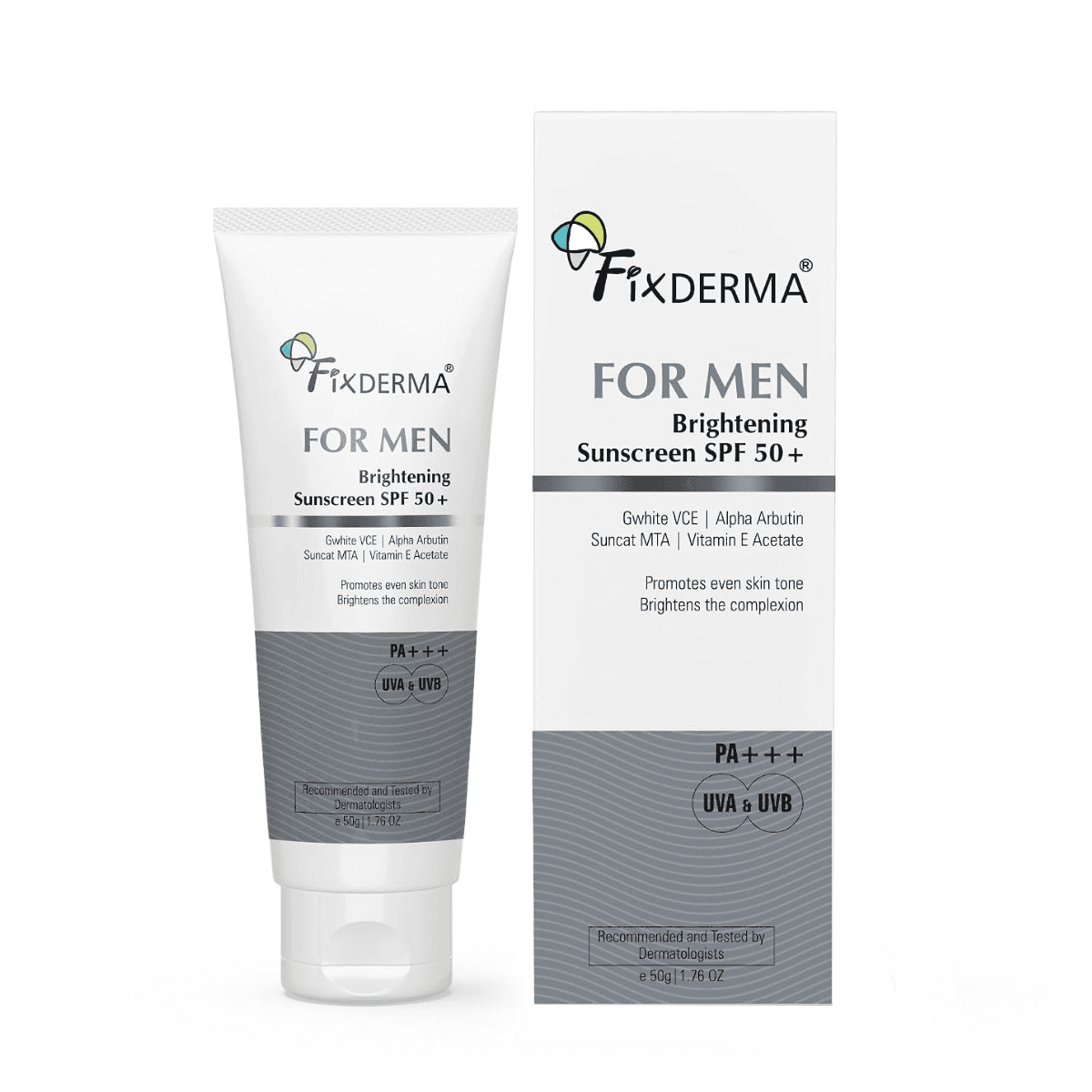 Fixderma Brightening Sunscreen SPF 50 For Men - 50g