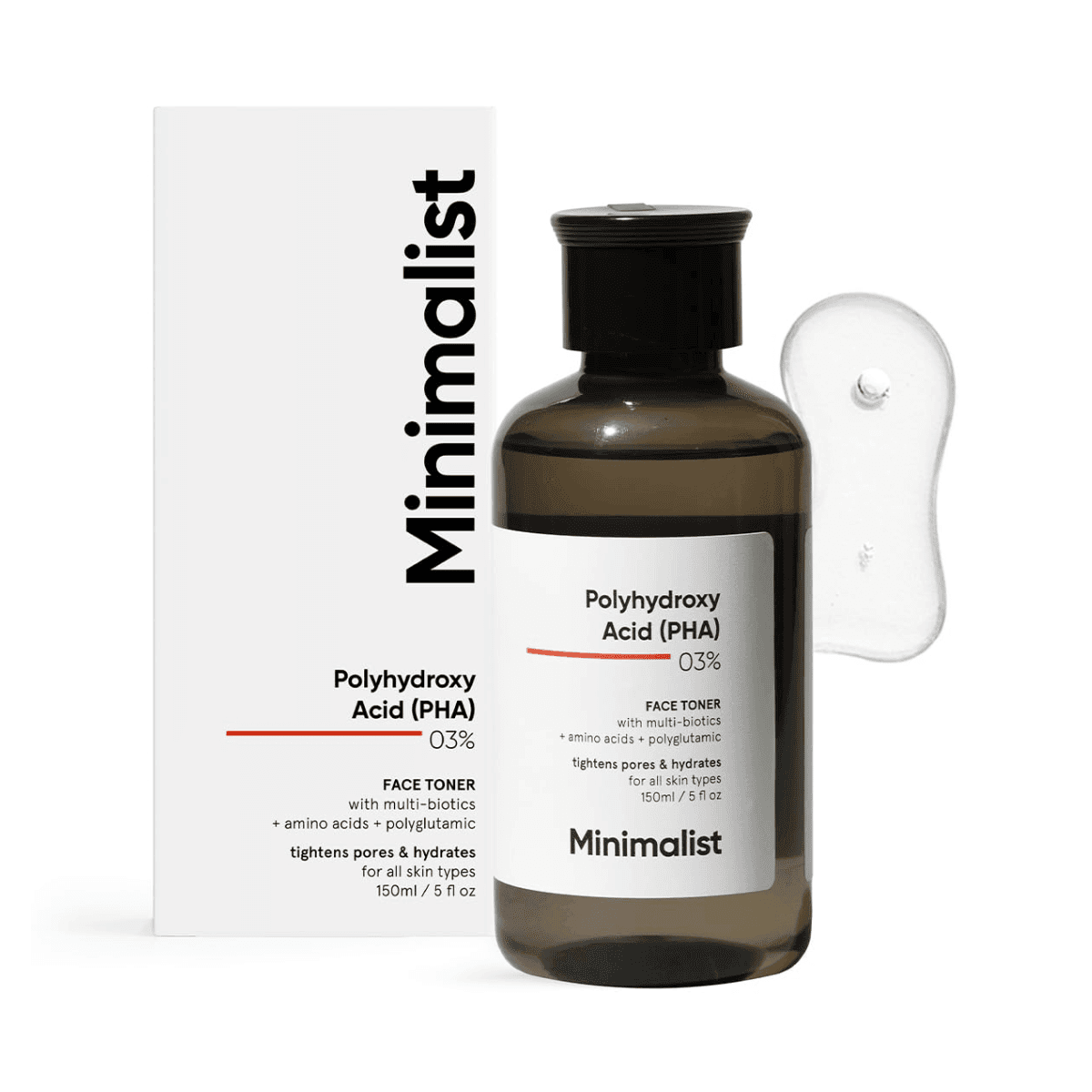 Minimalist Anti Acne PHA 3% Face Toner for Oily Skin - 150ml