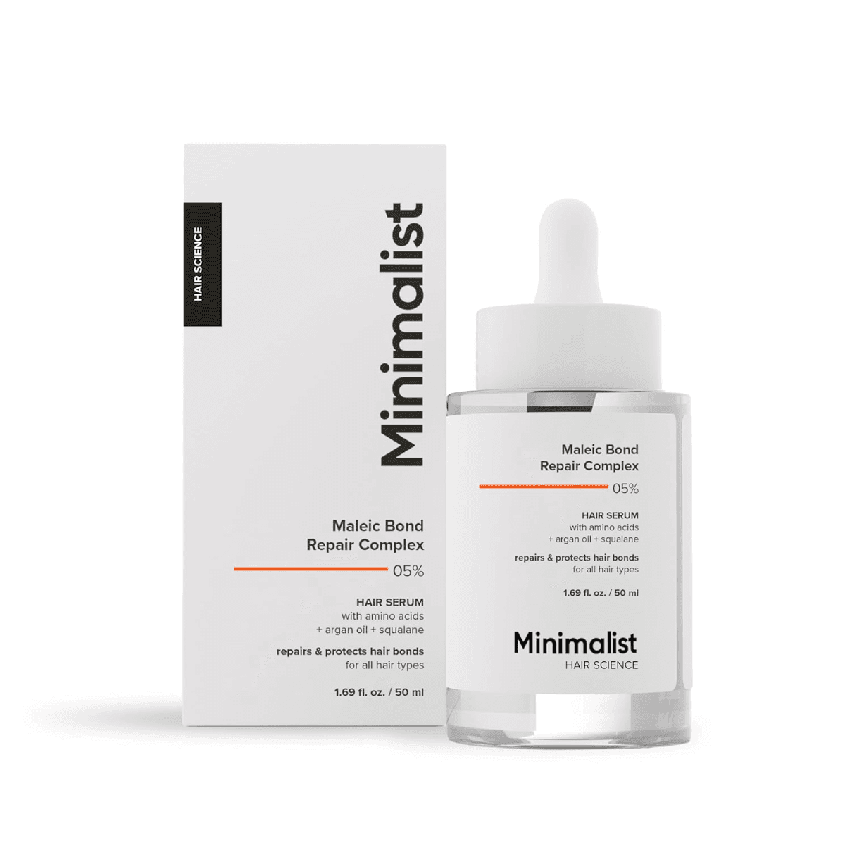 Minimalist Serum for Repairing Damaged Hair