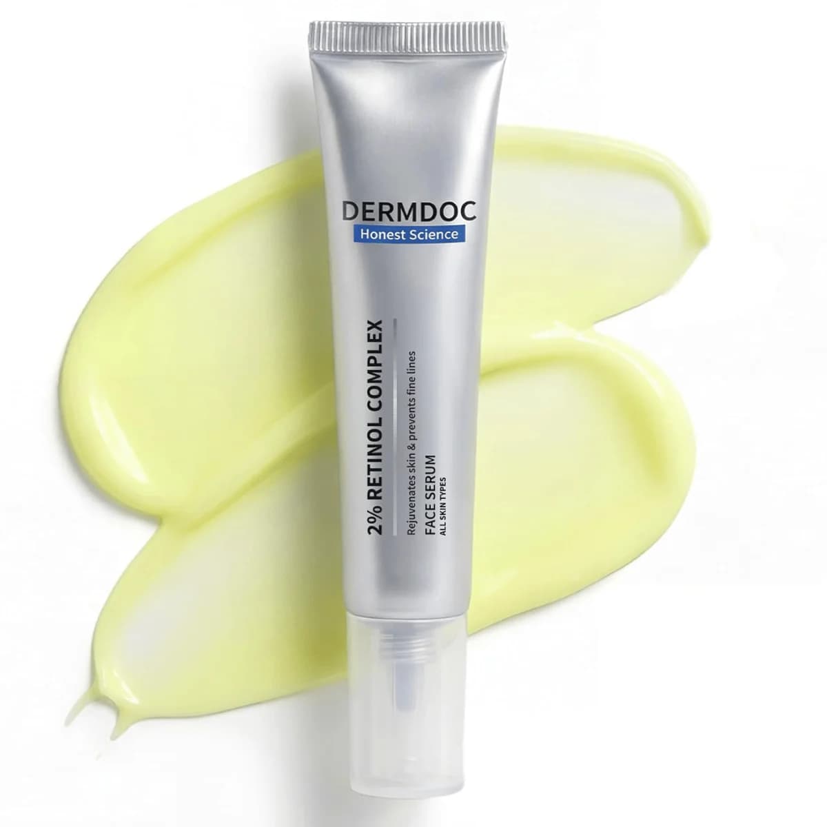 DERMDOC 2% Retinol Face Serum For All Skin Types
