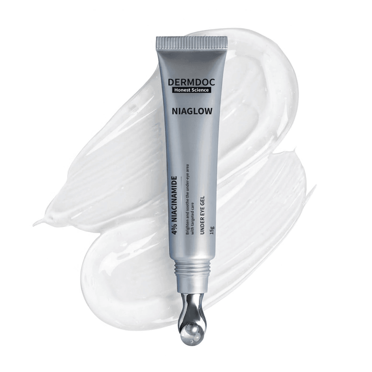 DERMDOC Niaglow 4% Niacinamide Under Eye Gel, 15g